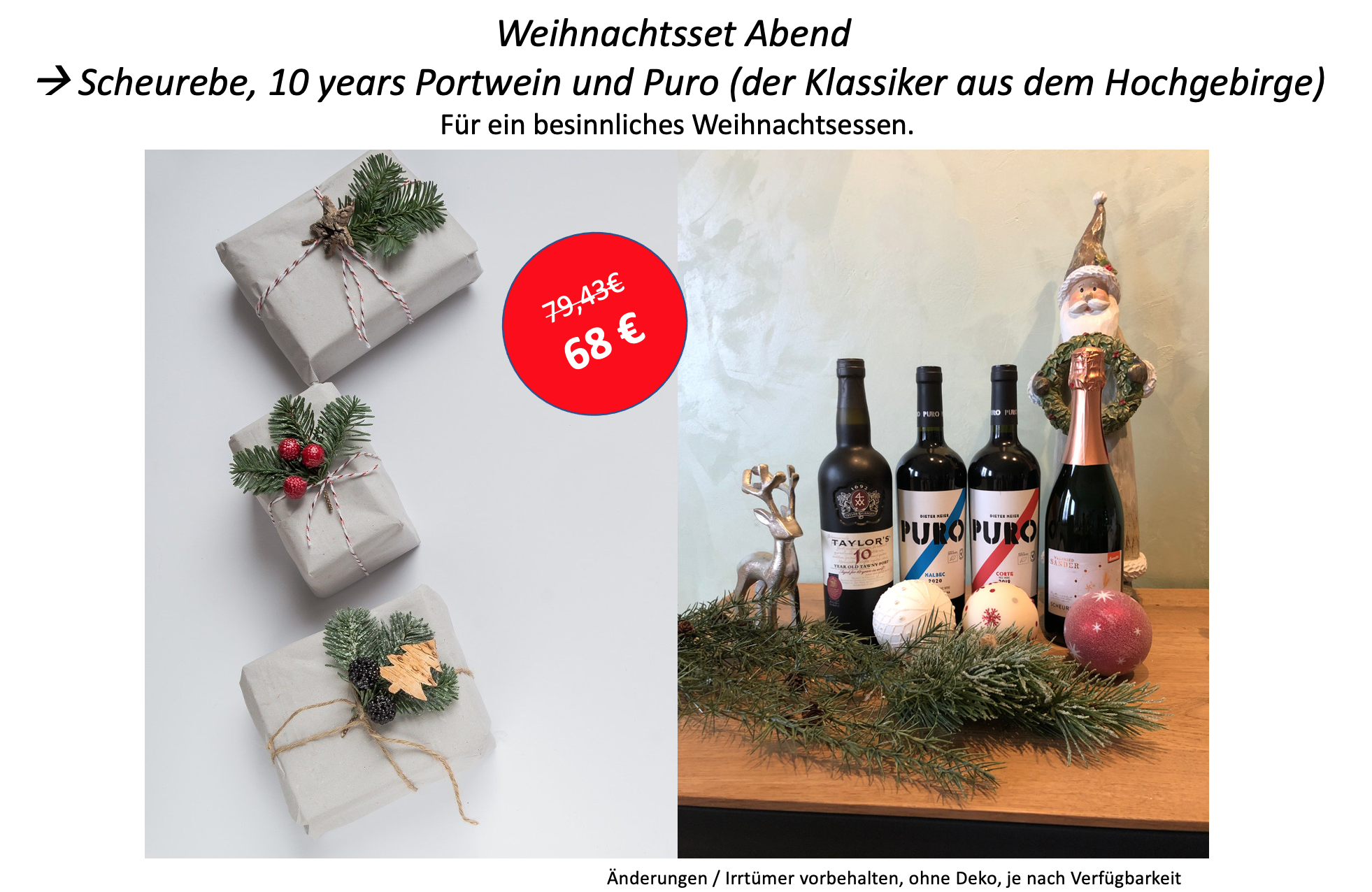 Weihnachtsset 11 (Abends)