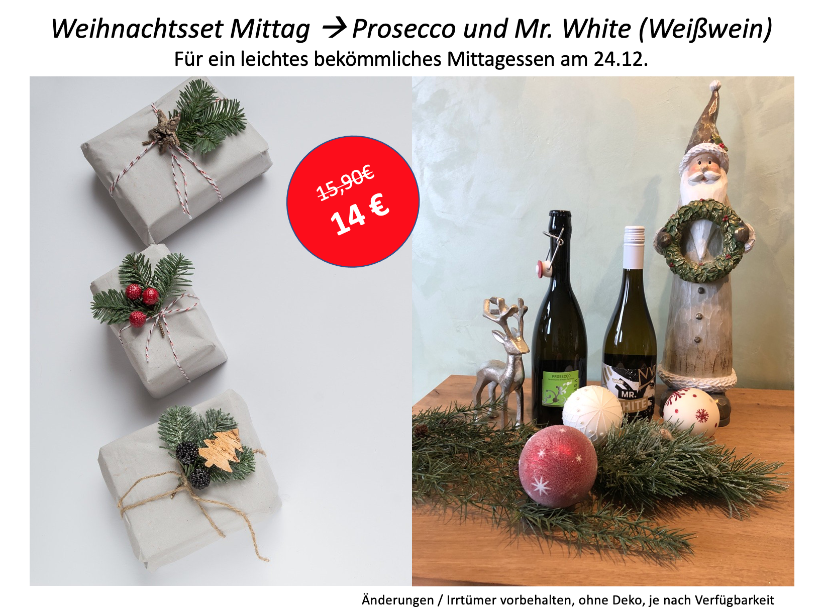 Weihnachtsset 4 (Mittag)