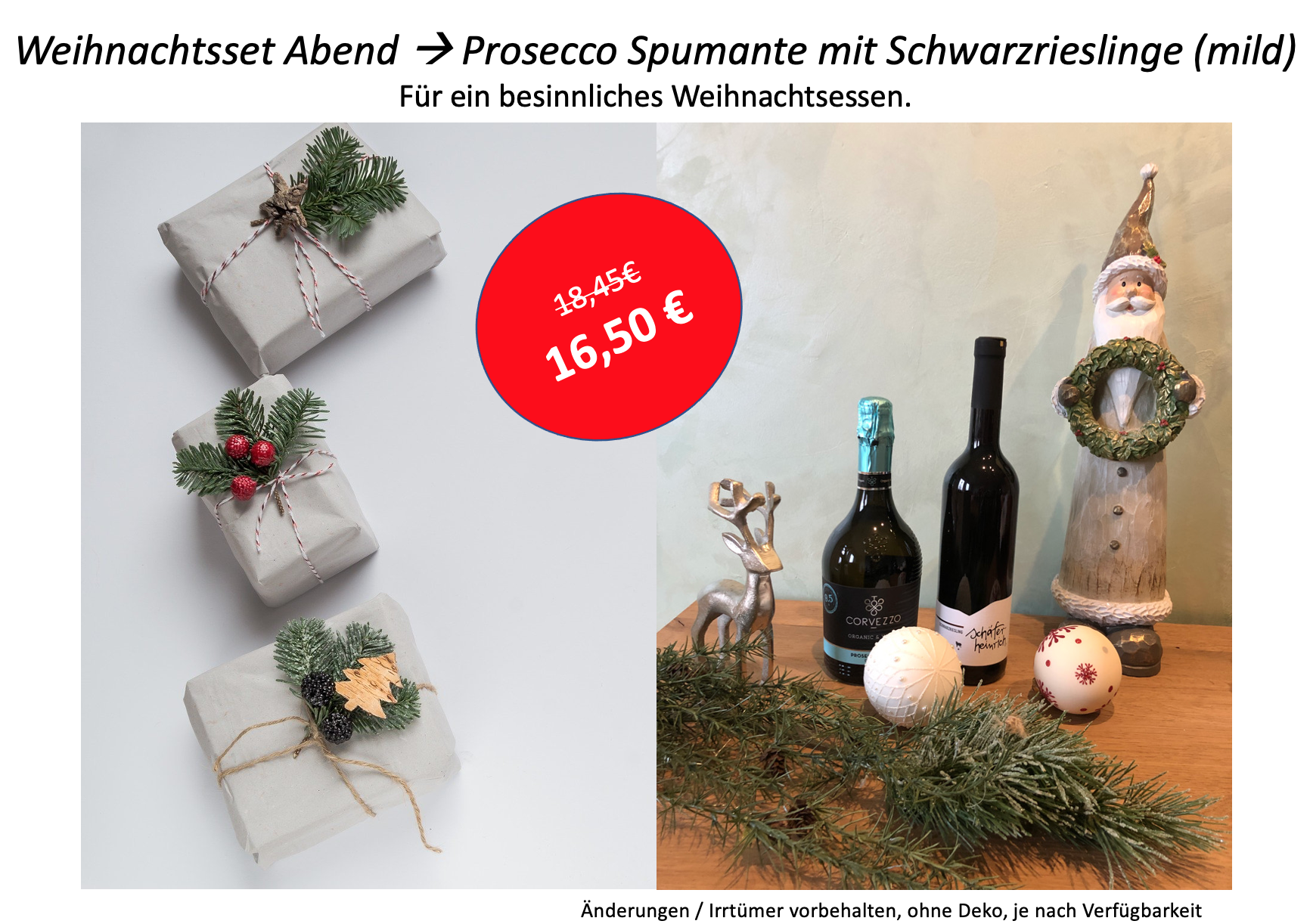 Weihnachtsset 8 (Abends)